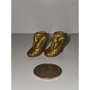 Disney Princess Elena Royal Shimmer‎ Doll Replacement Gold Heels Shoes